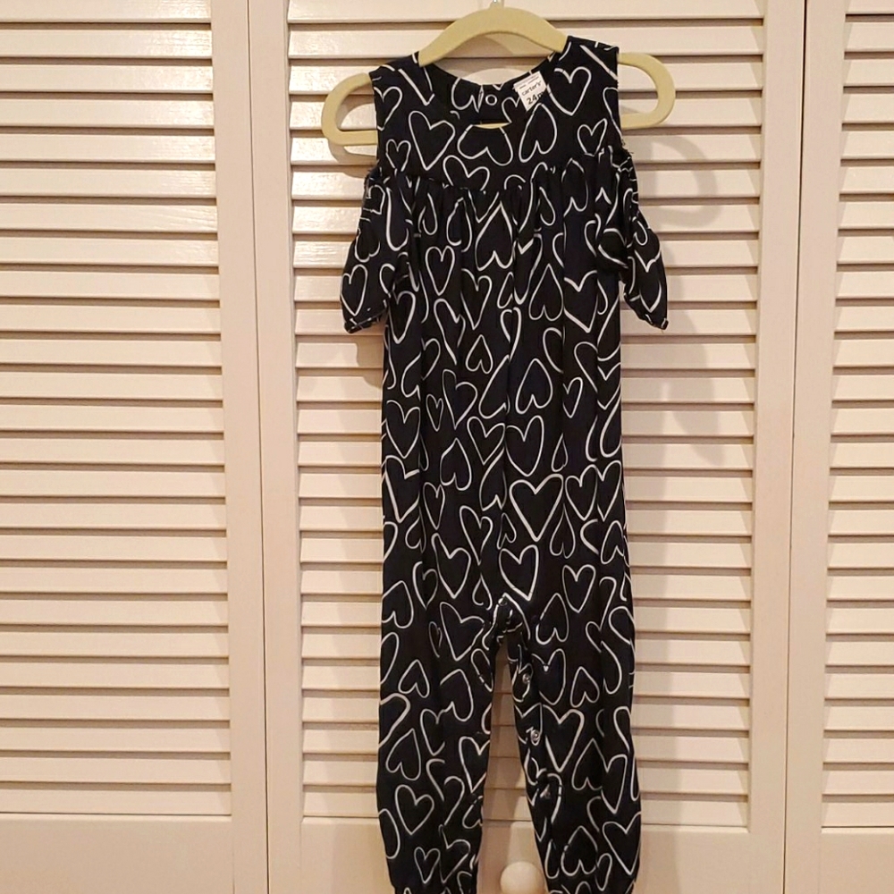 Carter's cold shoulder jumpsuit toddler girl
